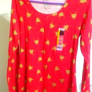 No Boundaries size large Christmas long sleeve tee with Reindeer print